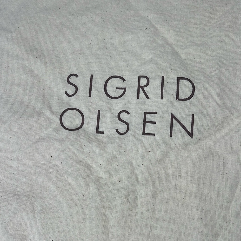 Sigrid Olsen dust bag cover medium beaded drawstring protective bag - Picture 2 of 7